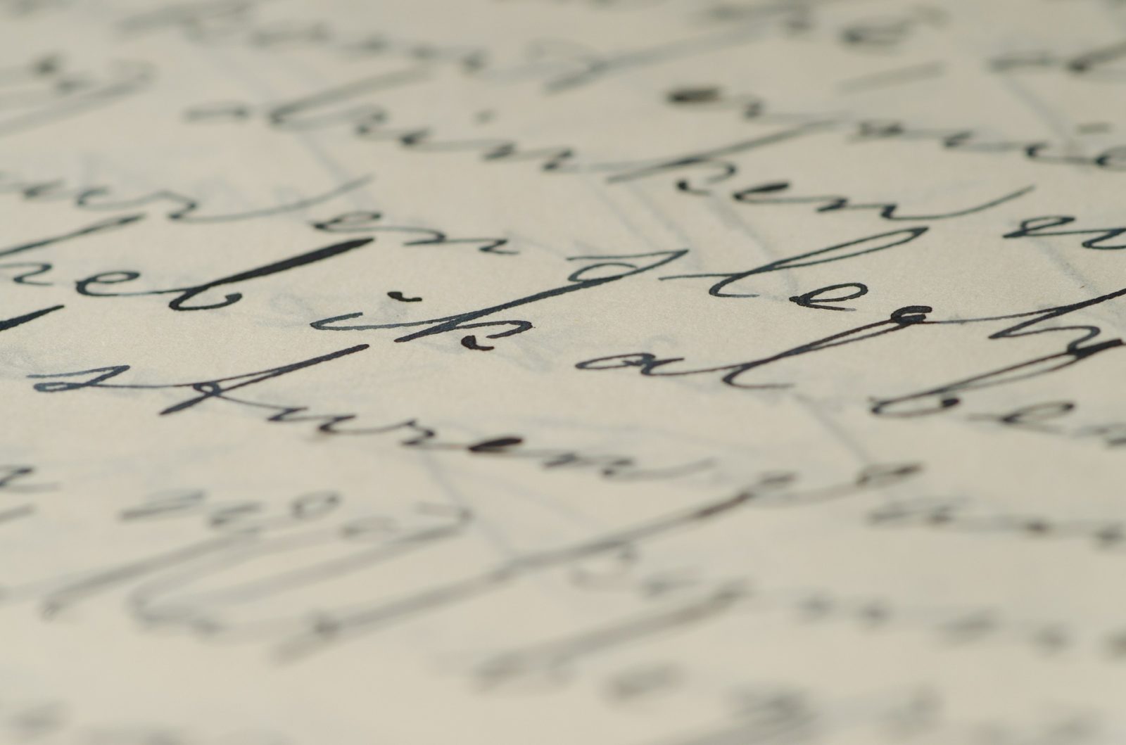 esempio di lettera manoscritta